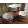 HUTZLER IcE CREAM BOWLS~ LOT(s) OF TWO LARGE MELAMINE DISHWASHER