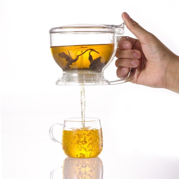 AGRACE Thumbs up brewer- 16-ounce - Loose Tea Teapot Infuser