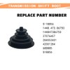 MIOKCALE 27076457 284053401 Transmission Shift Boot Compatible with Freightliner FLD