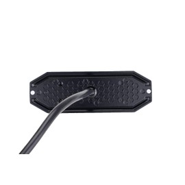 Unicorn Lighting UT01 Surface Mount Warning Emergency Strobe Grille Light Head [SAE class 1] [Dual Color] [IP68] for Police and Tow Truck Construction Vehicle A/B/R/W (Amber, 6 LED)