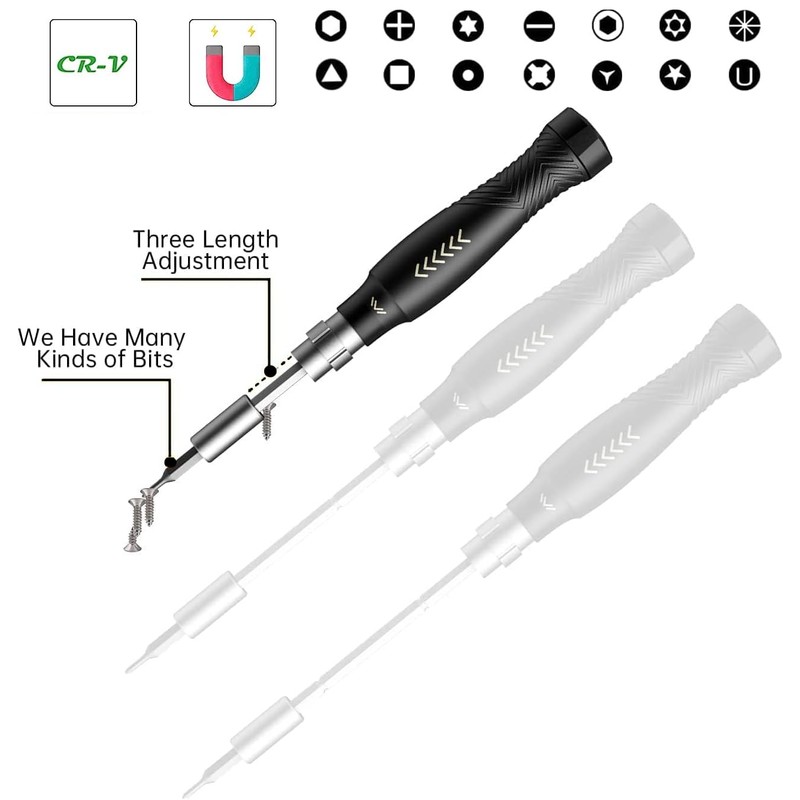 Precision Screwdriver Set, 145 in 1 Mini Screwdriver Set with