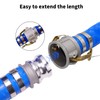 1" x 100ft PVC Lay Flat Discharge Hose With Aluminum