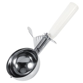 Ice Ball Spoon, Stainless Steel Cookie Scoop Plastic Handle Ice Cream Scoop Server Cookie Fruit Dessert Ball Digger Multicolour Size for Kitchen Cafe (8CM)