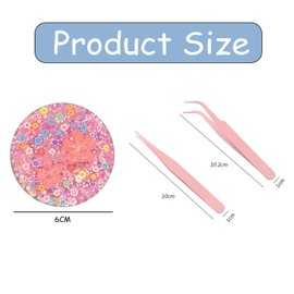 2 PCS Picky Pad Reusable Sensory, Reusable Picky Pad Kit Sensory Fidget Toys, With 10m Elastic String and 2 Precision Tweezers for Stress Relief and Focus Enhancement