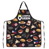 VAMSII Lumpia Queen Apron With Pockets Filipino Food Lover Adjustable