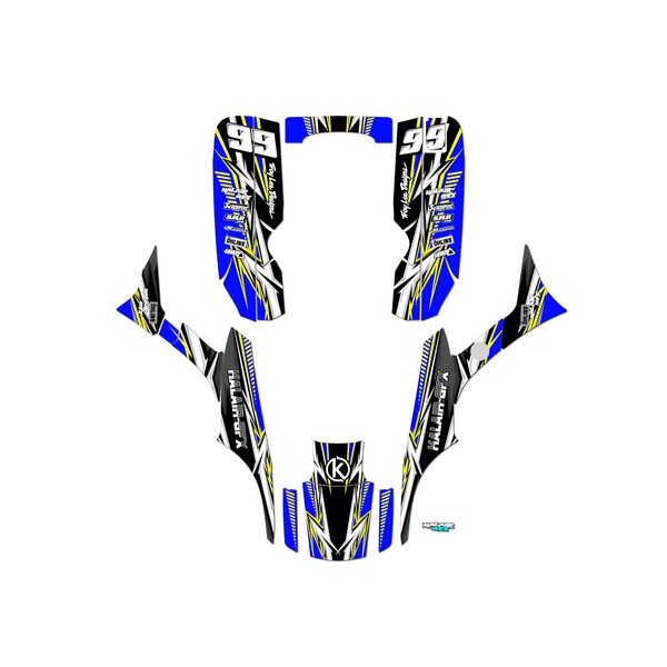 Kalair GFX Graphics Kit for Honda TRX 300EX (1993-2006) Shred
