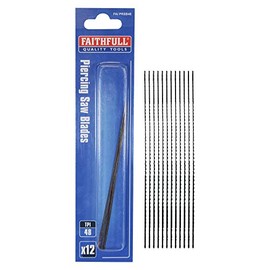 Faithfull Piercing Saw Blades (12) 48 Tpi