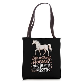 Horse Riding Equestrian And Horseback Riding for Girls Tote Bag