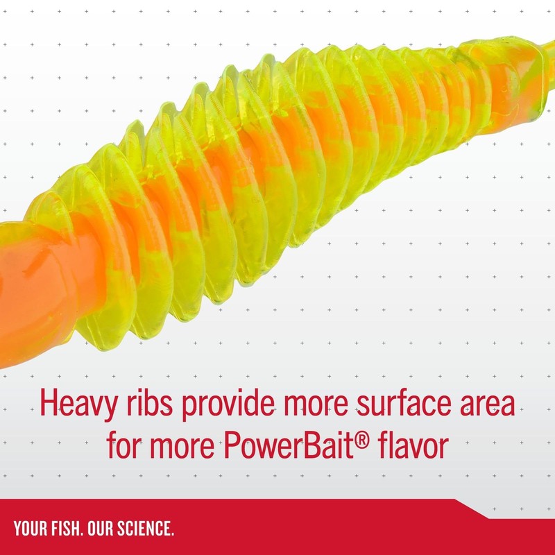 Berkley PowerBait Bonefish Fishing Soft Bait, Citrus Blast, 2 1/2"