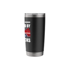 Cool Firefighter Design For Men Women Fireman Fire Truck Stainless Steel Insulated Tumbler