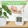 Geevon Atomic Travel Alarm Clock with Auto/8s Backlight, 2 Alarm