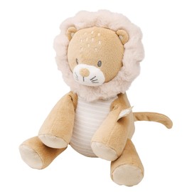 Nattou Cuddly Toy Lion, Companion from Birth, Approx. 29 cm, Polyester, Flo, Oli & Ernest, Ernest Brown