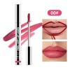 Lápiz Labial 3d Despegable - Mate Para Maquillaje Color 2pz