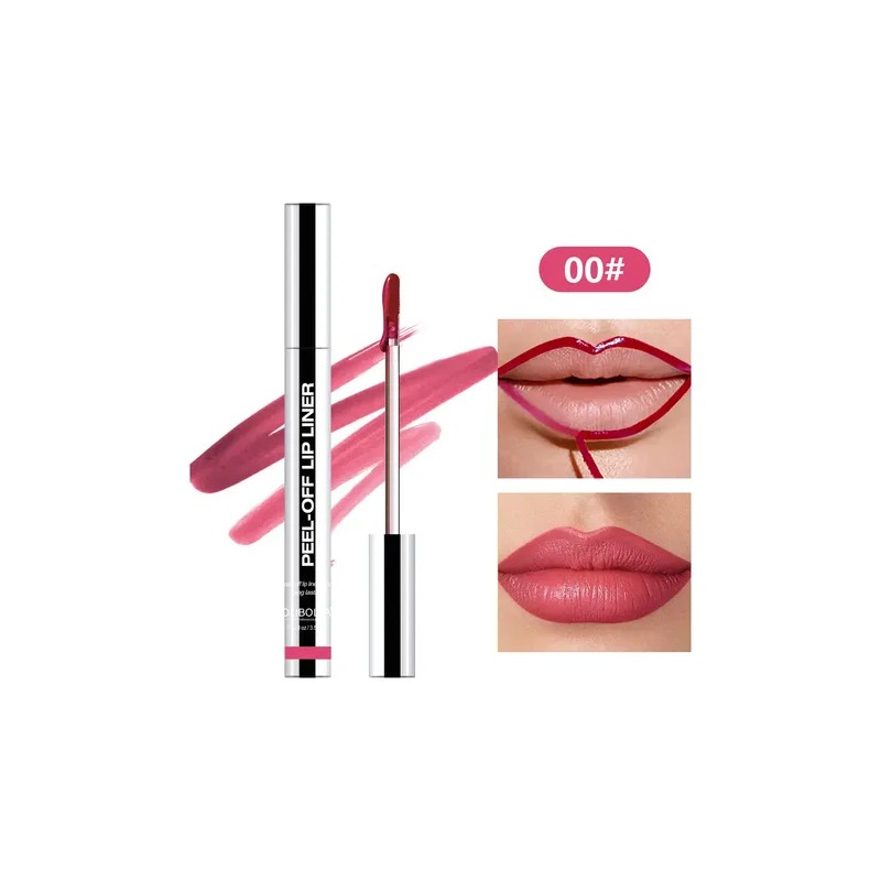 Lápiz Labial 3d Despegable - Mate Para Maquillaje Color 2pz