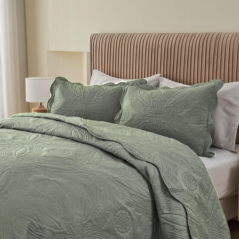 Kingnex Oversized King Bedspreads 128x120 for Extra Wide Tall King