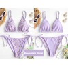 ZAFUL - Bikini triangular para mujer, traje de baño de