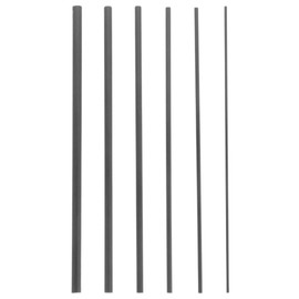 Toddmomy 6 Piece Fishing Rod Repair Kit Carbon Fibre Sticks Sandpaper Wrap Thread for Repair Baitcasting Rods