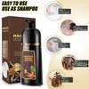GDRFNP Black Hair Dye Shampoo 3 in 1 for Gray