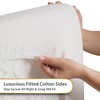 140x70 Waterproof Cot Bed Mattress Protector - Made with Pure