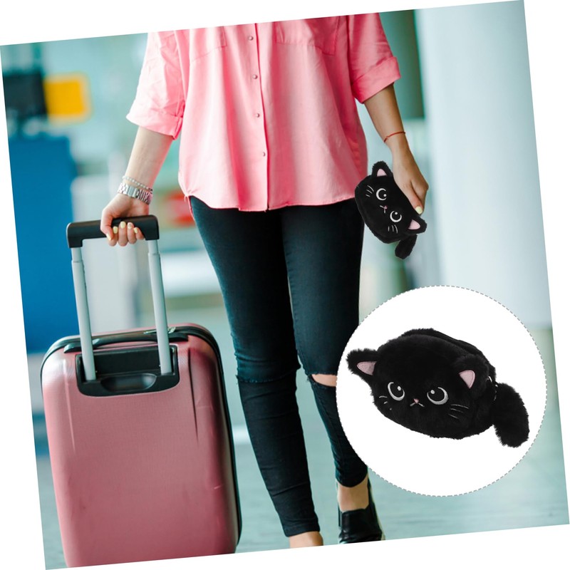 SAFIGLE Plush Makeup Bag for Ample Storage Zipper Wallet with