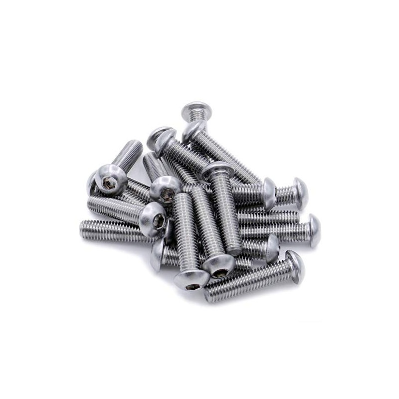M5 (5mm x 10mm) Hex Socket Button Machine Screw (Bolt)