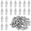 Keadic 50Pcs M6.4 * 15 Countersunk Aluminum Core Rivets with