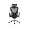 Techni Mobili Mesh Fabric Office Chair with Headrest & Lumbar