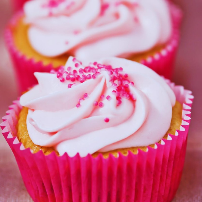 GranAroma Pink Nonpareils, Decorative Sprinkles, Cakes & Cookies, Bakery Staple