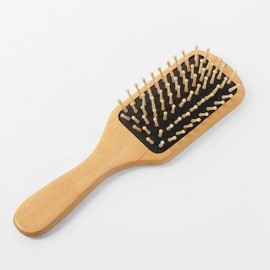 Wooden Grip Cushion Hairbrush Styling Comb