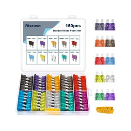 150pcs Car Automotive Rv Standard Fuses - Auto ATO Blade Fuse Assortment Kit (2A 3A 5A 7.5A 10A 15A 20A 25A 30A 35A)