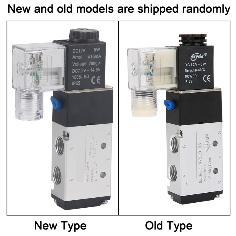 4V210-08 Solenoid Air Valve 2 Position 5 Port Pneumatic Control