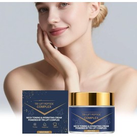 3 Jars Tri-lift Peptide Complex Cream, Cream Neck Firming Moisturizer for All Skin, 50G/1.76FL.OZ