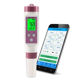 Diyeeni Medidor de PH Digital para Agua, bolígrafo de Prueba de Calidad del Agua de Alta precisión de 0,05 ph con, medidor de PH/TDS/EC/ORP/S.G/salinidad/Temperatura 7 en 1 para hidroponía, Piscina