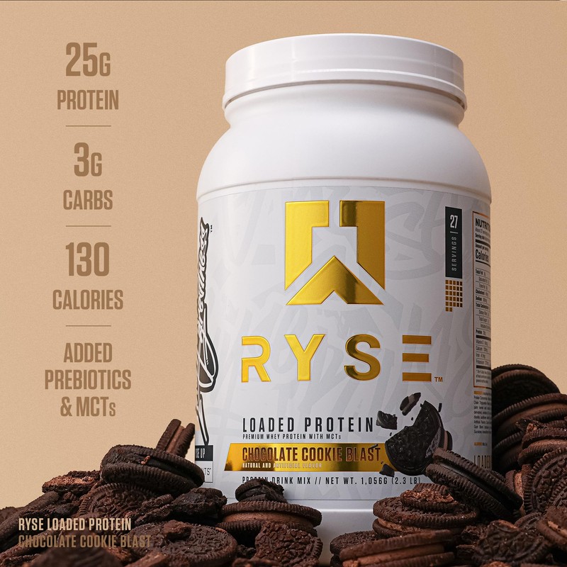 RYSE Loaded Protein Powder - Chocolate Cookie Blast - 25g