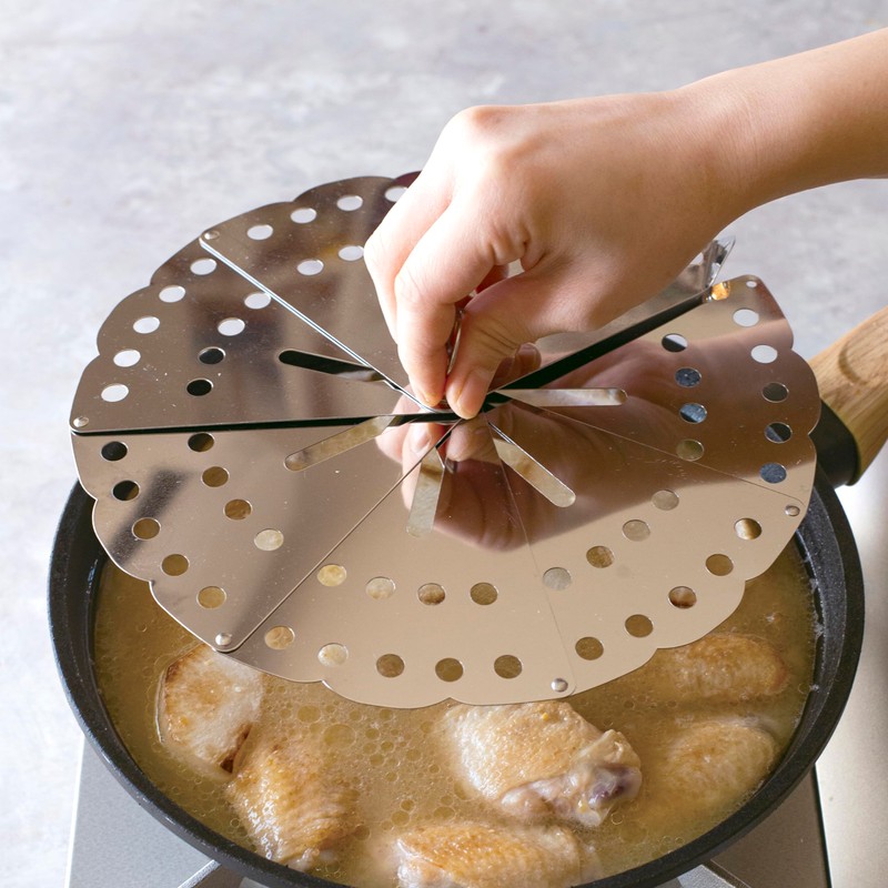 KAI KAI KITCHEN DH8071 Free-Drop Lid, 6.3 - 9.4 inches