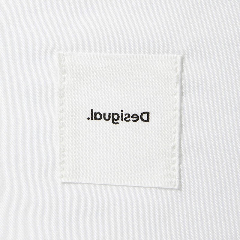 Desigual Women's Woven Backpack Big White, White