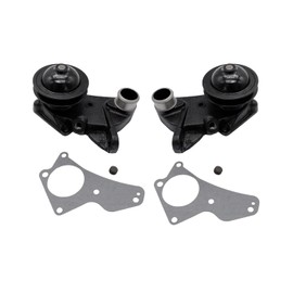 Car Truck Flat Head Water Pumps Flathead PAIR Stock Style Compatible for 1949-1953 Ford Pickup Truck 1932-1948 Ford Mercury