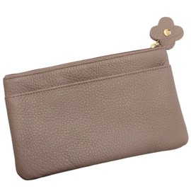 Lime Made in Japan L8003 Genuine Leather Pouch, Passport Case, Passbook Case, Women's, Made in Japan, Flower Line, lavender