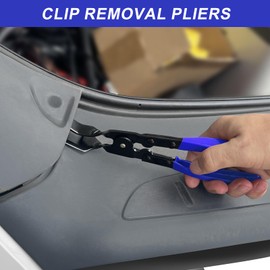 Zecirl Panel Clip Pliers Auto Door Car Upholstery Trim Clip Removal Tool Car Clip Removal Tool Automotive Trim Remover Tool Blue