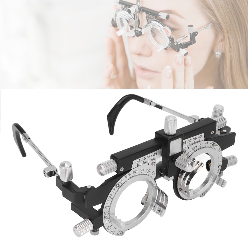 Alloy Optometry Frame Adjustable PD Lightweight Optical Trial Frame for