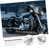 Ciieeo 2 Pcs Turn Signal Bracket for Motorcycle Forks Durable