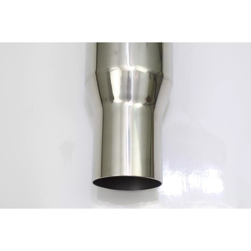 All Out Fab Single straight blast pipe 3" inlet 4"