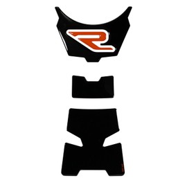 Tankpad Motorcycle Sticker Compatible with KTM Super Duke R 1390 Black X509512VA
