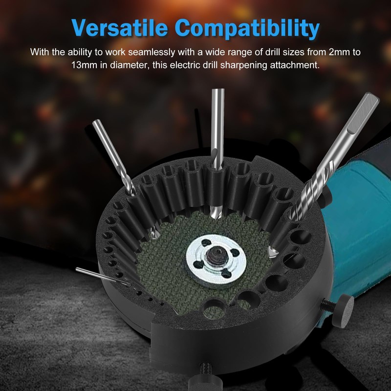 Drill Bit Sharpener Efficient Plastic Drill Bit Sharpening Jig Multipurpose