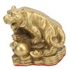 Brass Tiger Statue Sturdy Durable Brass Attract Wealth Fortune Easy