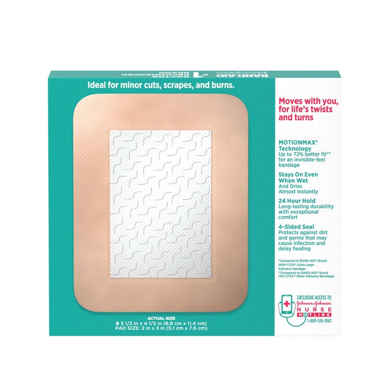 Band-Aid Brand Skin-Flex Adhesive Flexible Wound Covers for First Aid