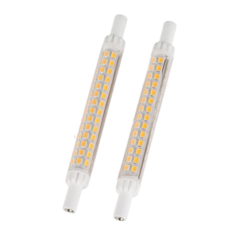 2Pcs R7S 98LED Bulb Double Ended 118mm Dimmable Flood Light