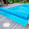 12pcs Inground Pool Solar Cover Clips for Reel, Plastic Blanket