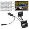 Bluetooth 5.0 AUX IN Audio Cable Adapter with Microphone Replacement