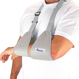 Actesso Web Medical Arm Sling - Designed to immobilise and stabilise The arm, Wrist, and Shoulder Following Injuries or for a Broken arm and cast Support. Sizes for Adults & Kids (Large)